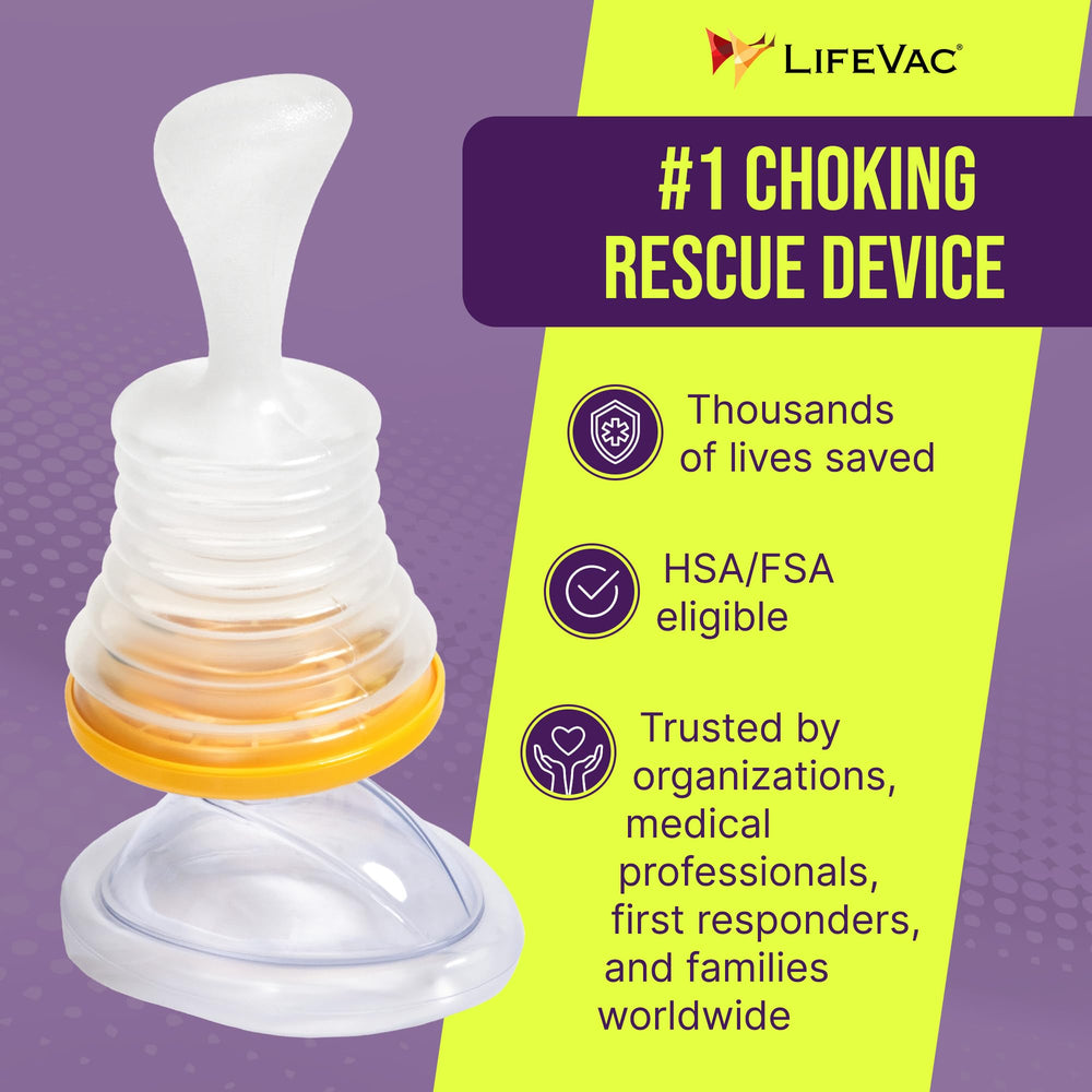 LifeVac textura de la máscara cercana para mayor sellado y seguridad