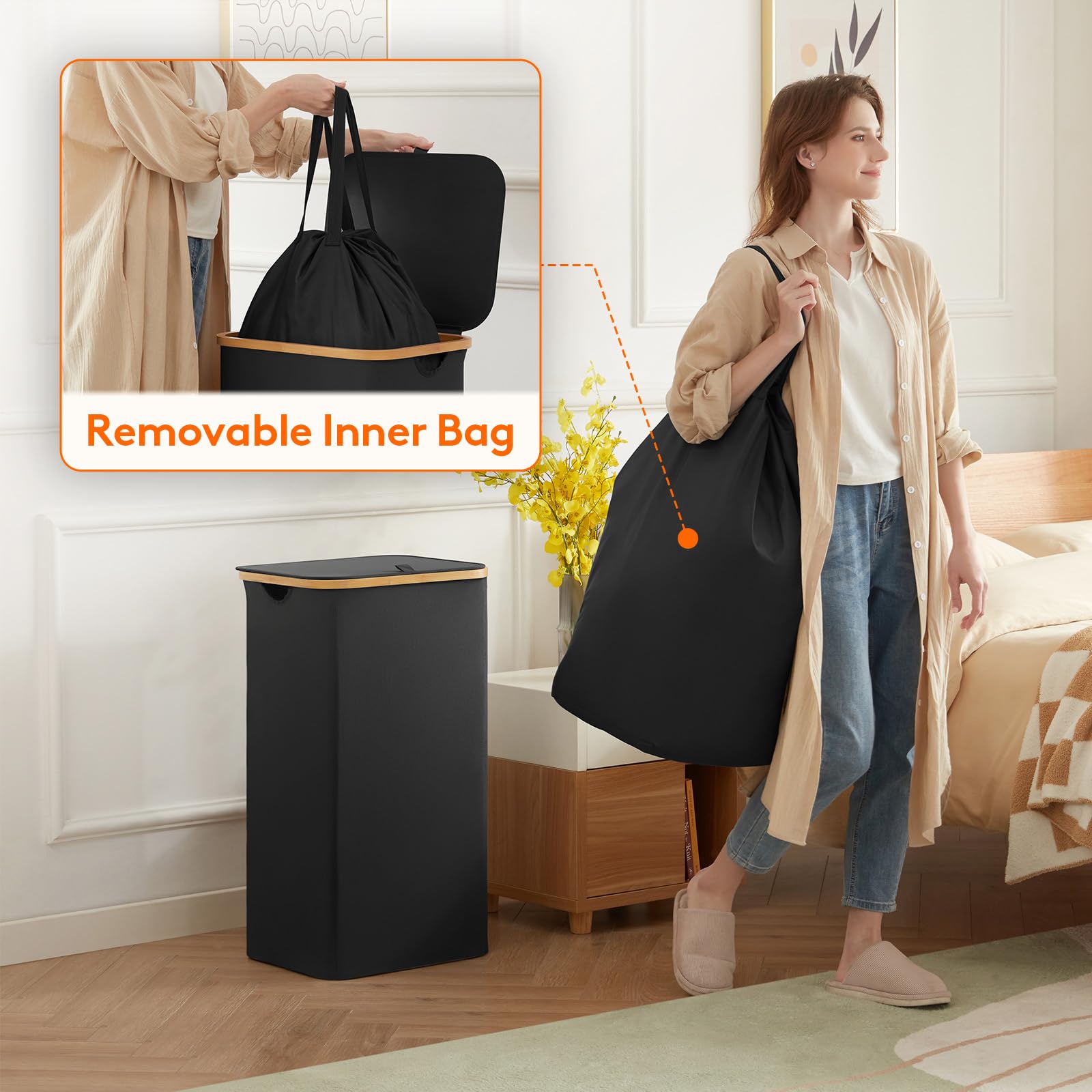 Lifewit cesto plegado, ahorro de espacio y fácil almacenamiento