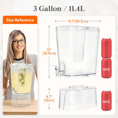 Lifewit columna infusora en primer plano con frutas para infusión sin obstrucciones