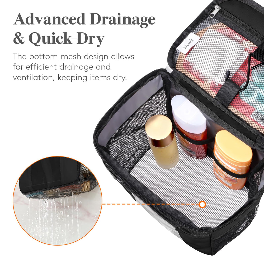 Correas elásticas Lifewit sujetando botellas para transporte seguro