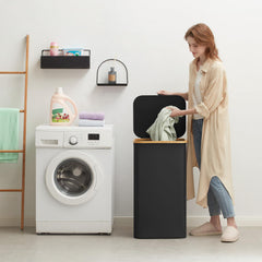 Lifewit asa de bambú, agarre cómodo y soporte resistente para transportar