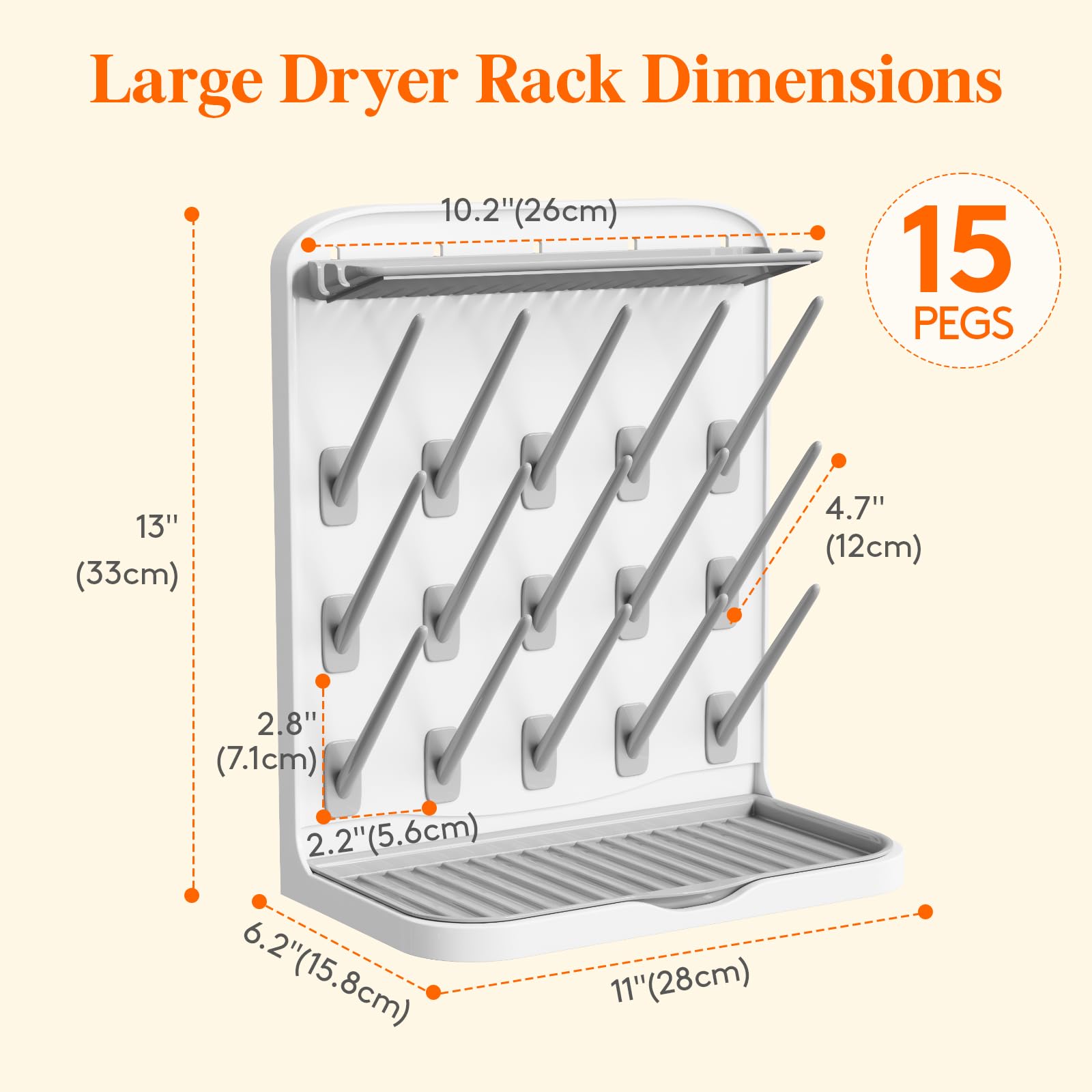Lifewit comparativa de tamaño con varios biberones montados