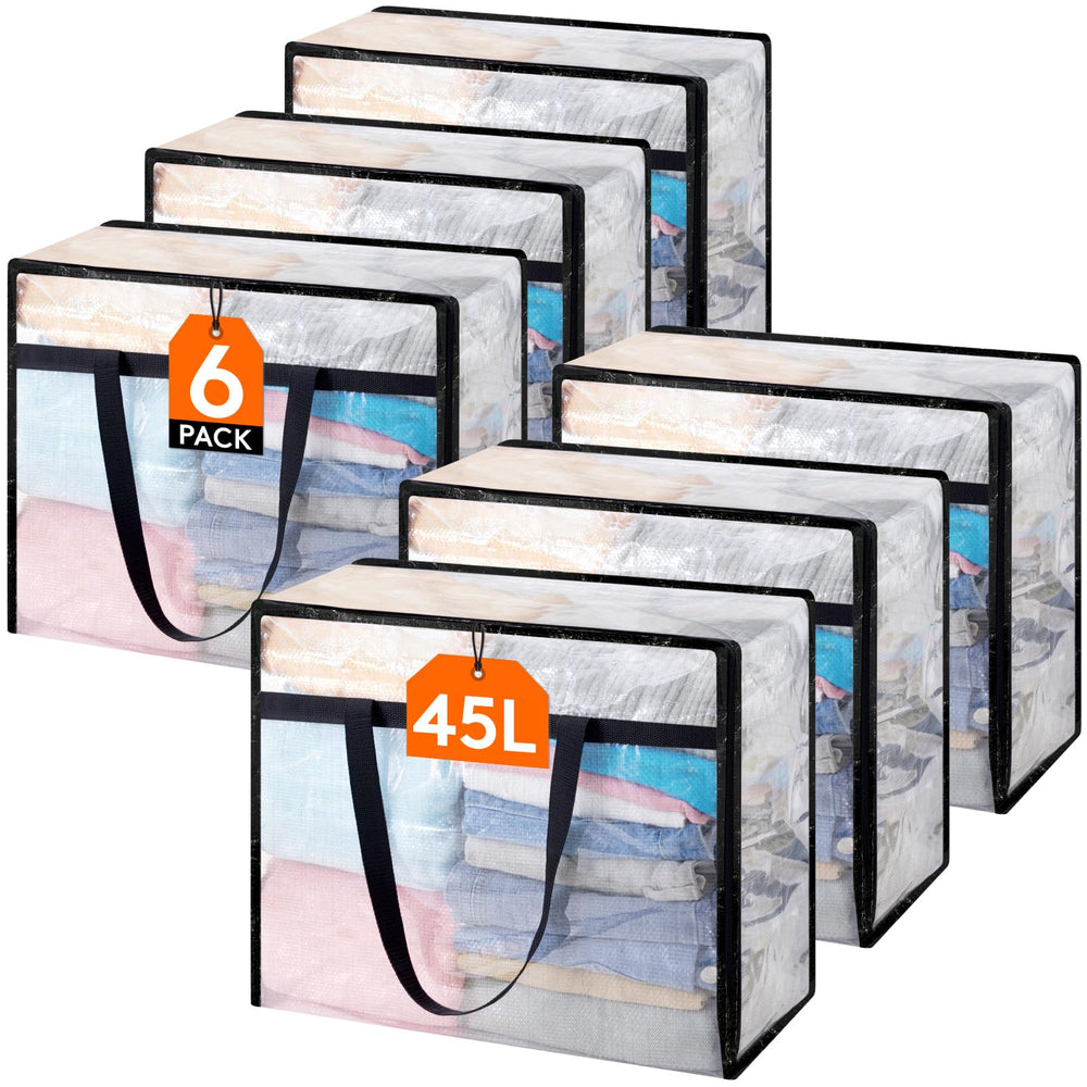lifewit frontal paquete 6 bolsas muestra organización rápida