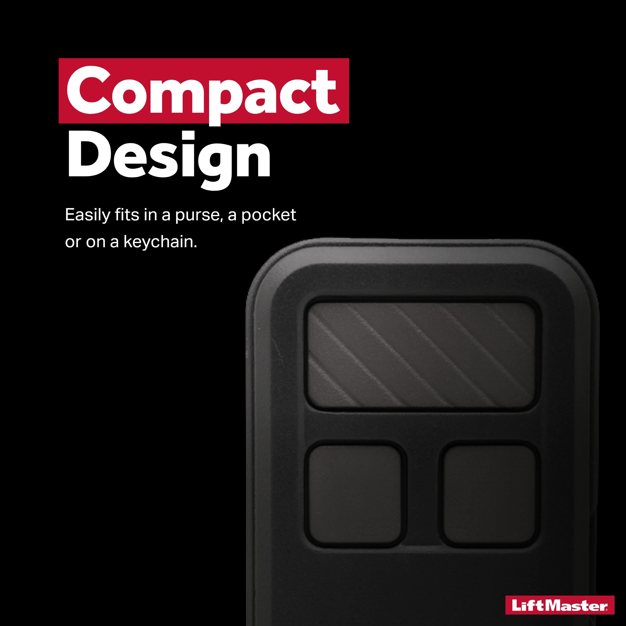 LiftMaster 890MAX pila 3V incluida para larga duración