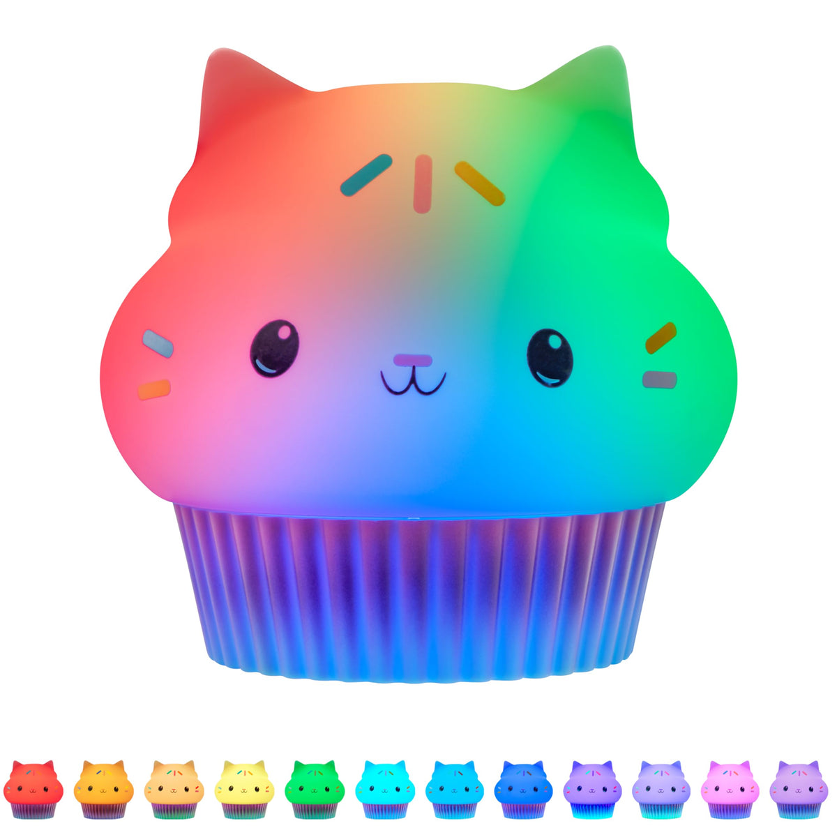 Lights By Night Cakey Cat frontal mostrando diseño y sonrisa acogedora