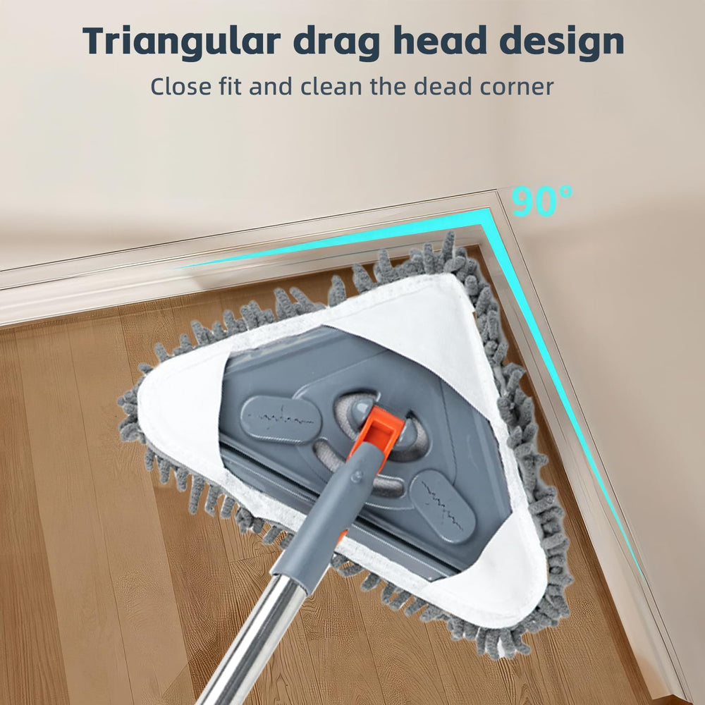 Lihengkong mopa en modo húmedo limpiando mueble protegiendo pintura y acabado