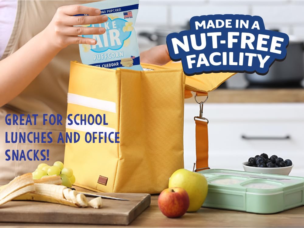 Like Air snack dentro de una lunchbox listos para llevar y disfrutar