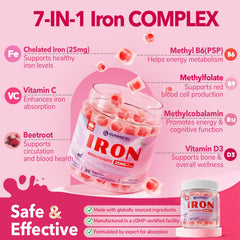 LILICARE ingredientes clave como betabel y vitaminas B para absorción