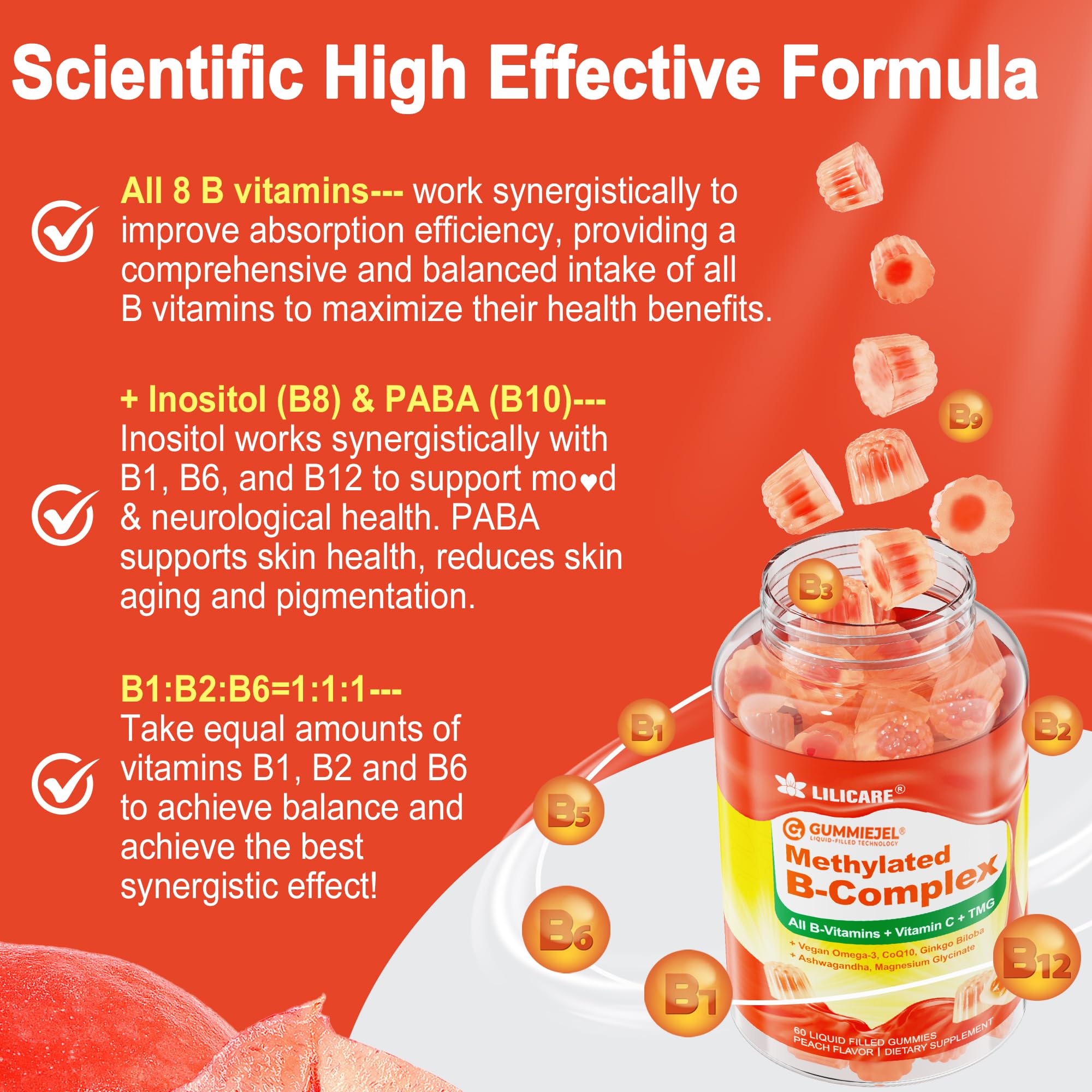 LILICARE ingredientes clave: CoQ10 y Omega‑3 presentados para apoyo energético