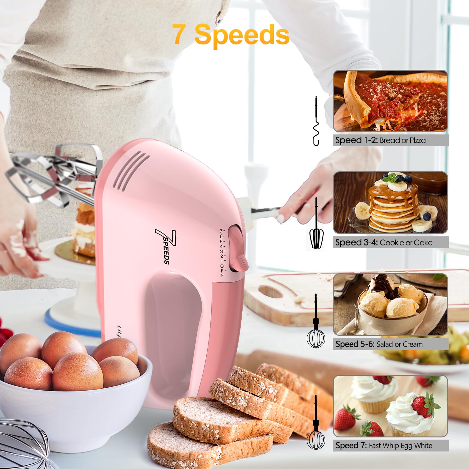 LILPARTNER accesorios inox 304 incluidos, limpieza rápida y segura