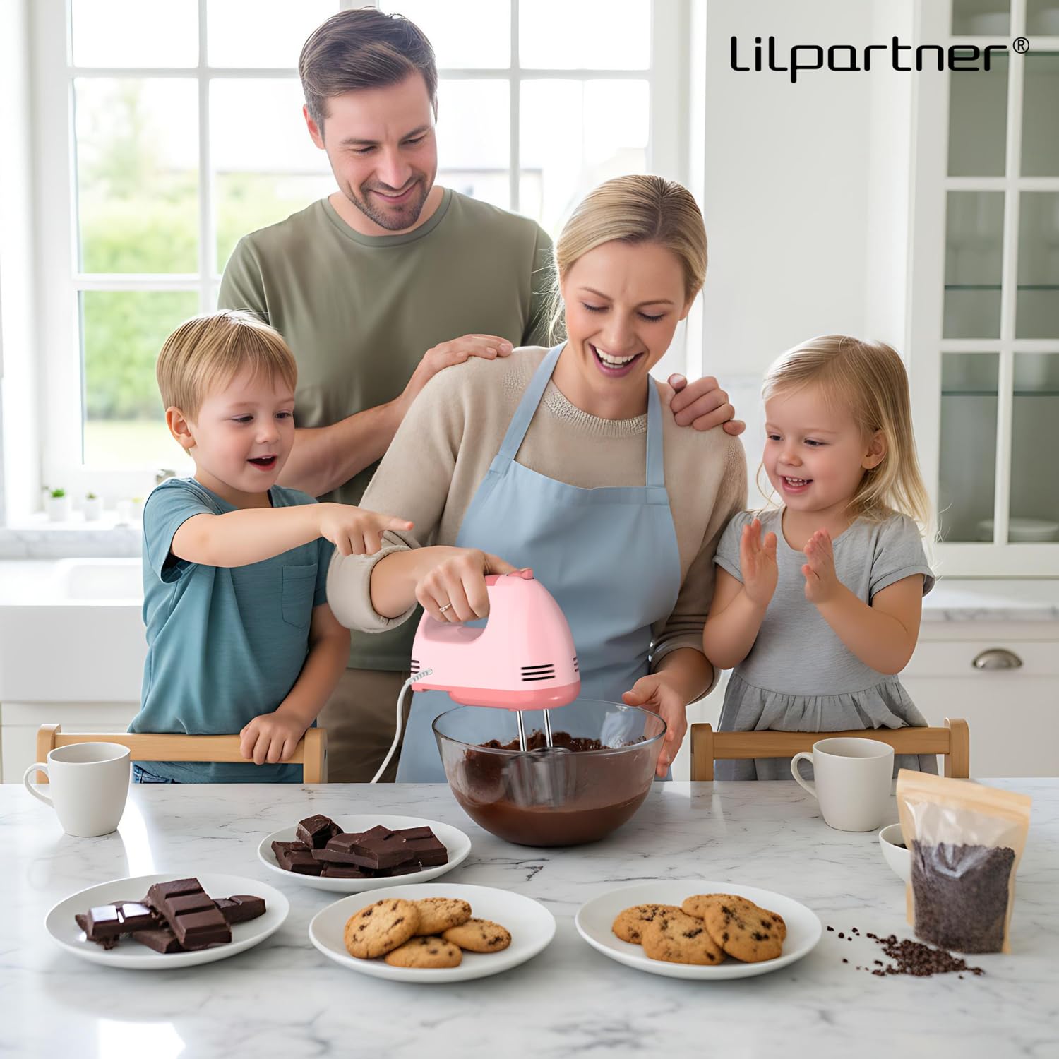 LILPARTNER comparación de tamaño en mano, portátil y fácil de guardar