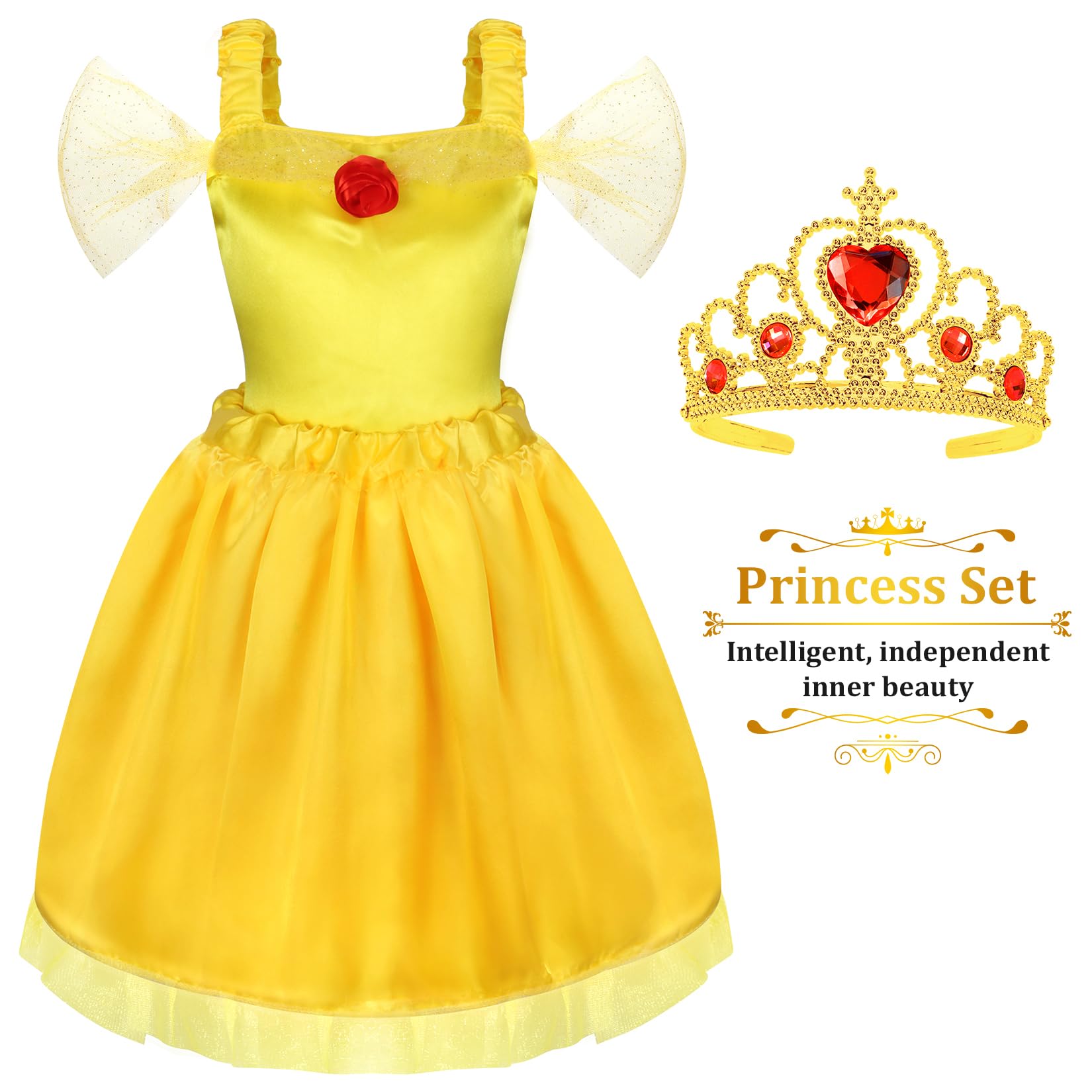 LIMIROLER niña jugando vestida de princesa muestra interacción y diversión