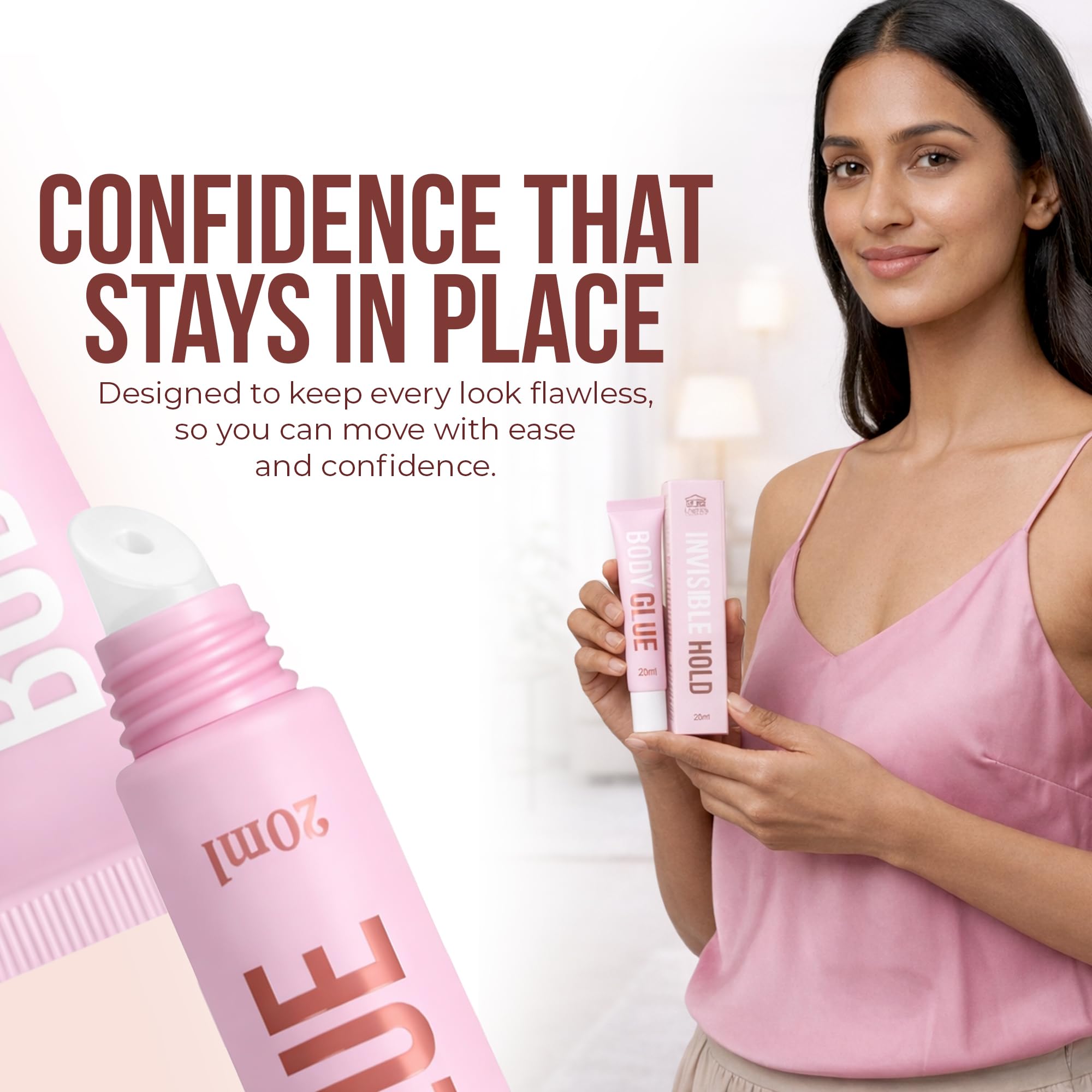 Linda's Essentials comparación tamaño 20 ml para llevar en bolso o neceser