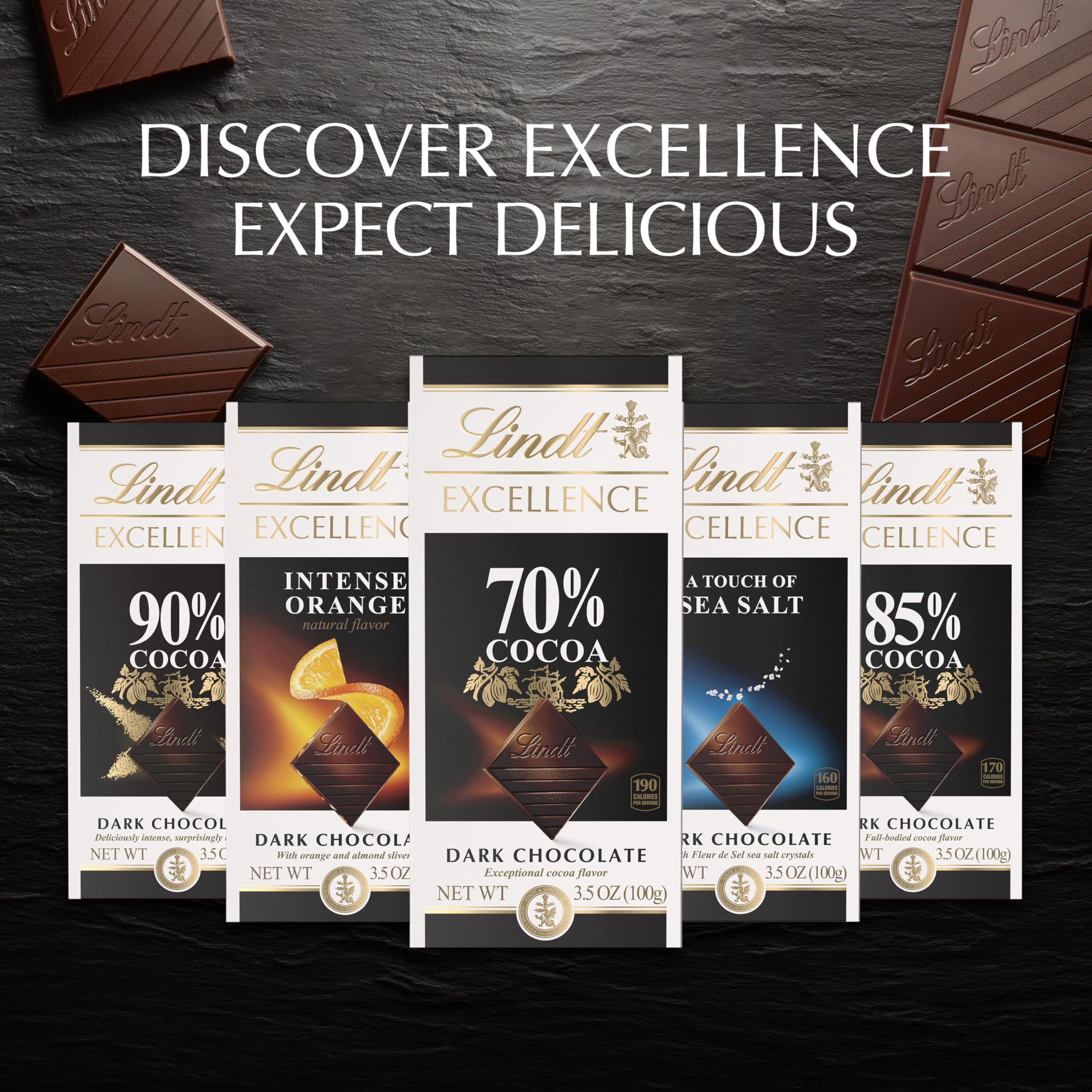 Lindt caja de doce barras ideal para almacenamiento y uso prolongado