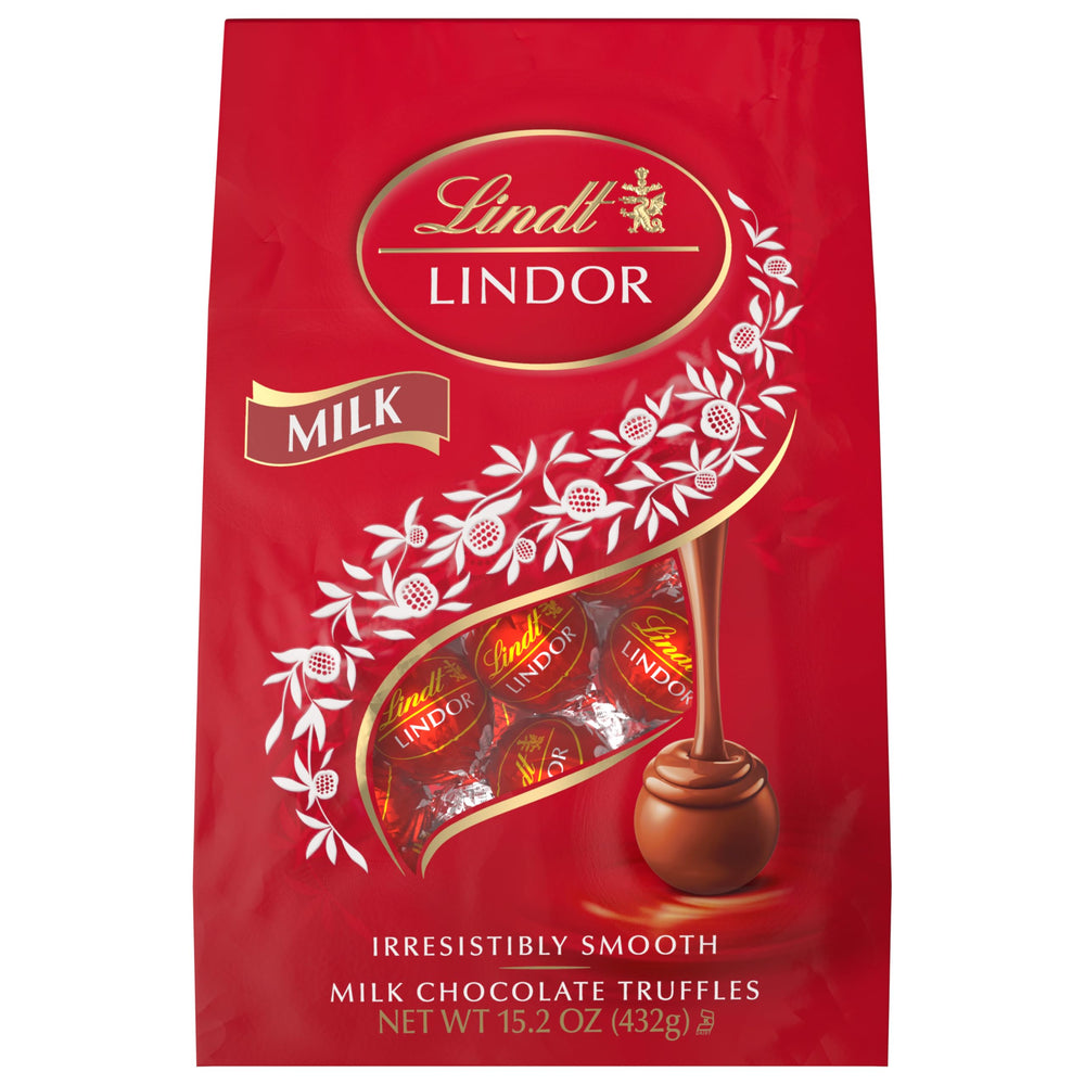 Lindt LINDOR bolsa abierta lista para servir en fiestas o regalos