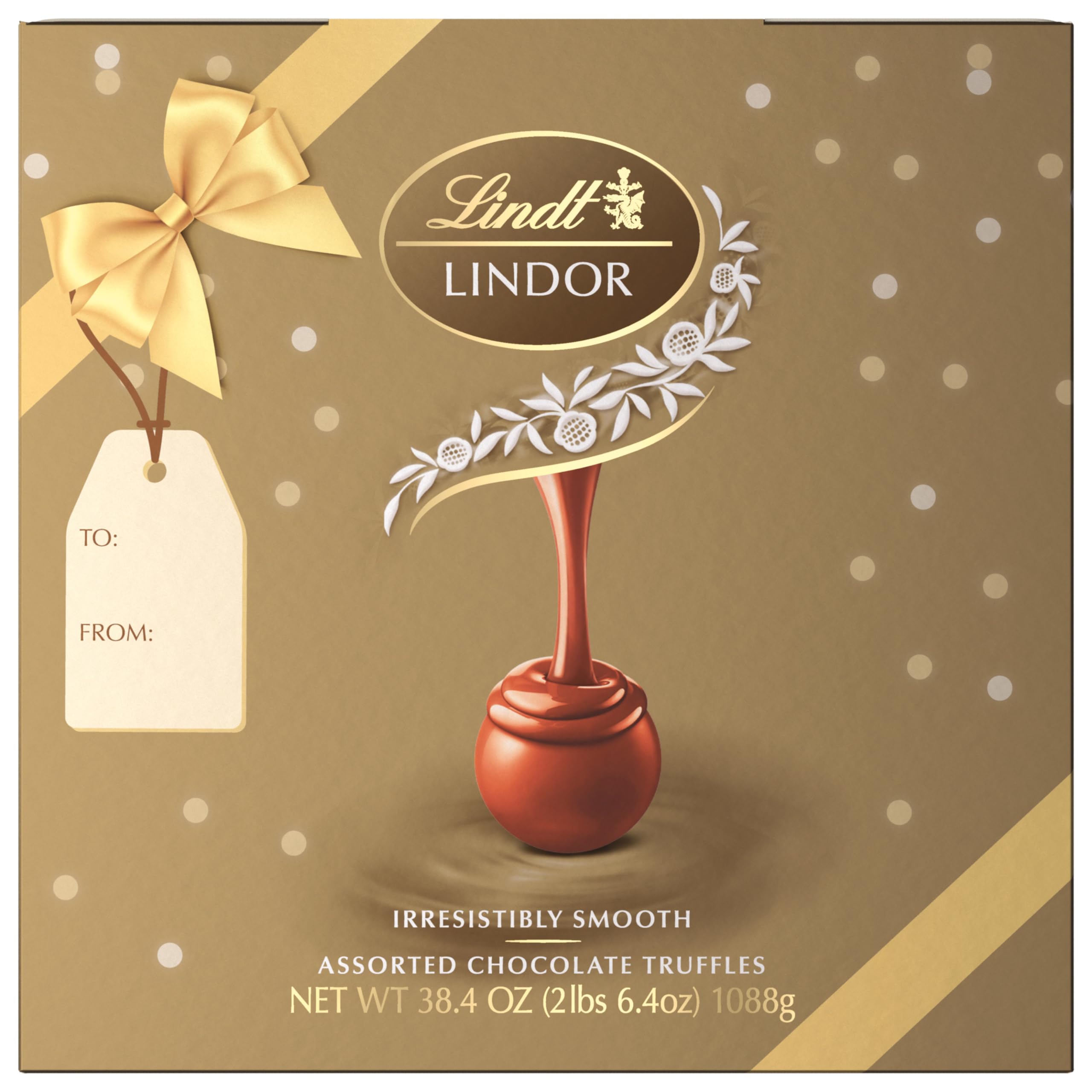 Lindt LINDOR caja en mesa festiva aportando elegancia a celebraciones