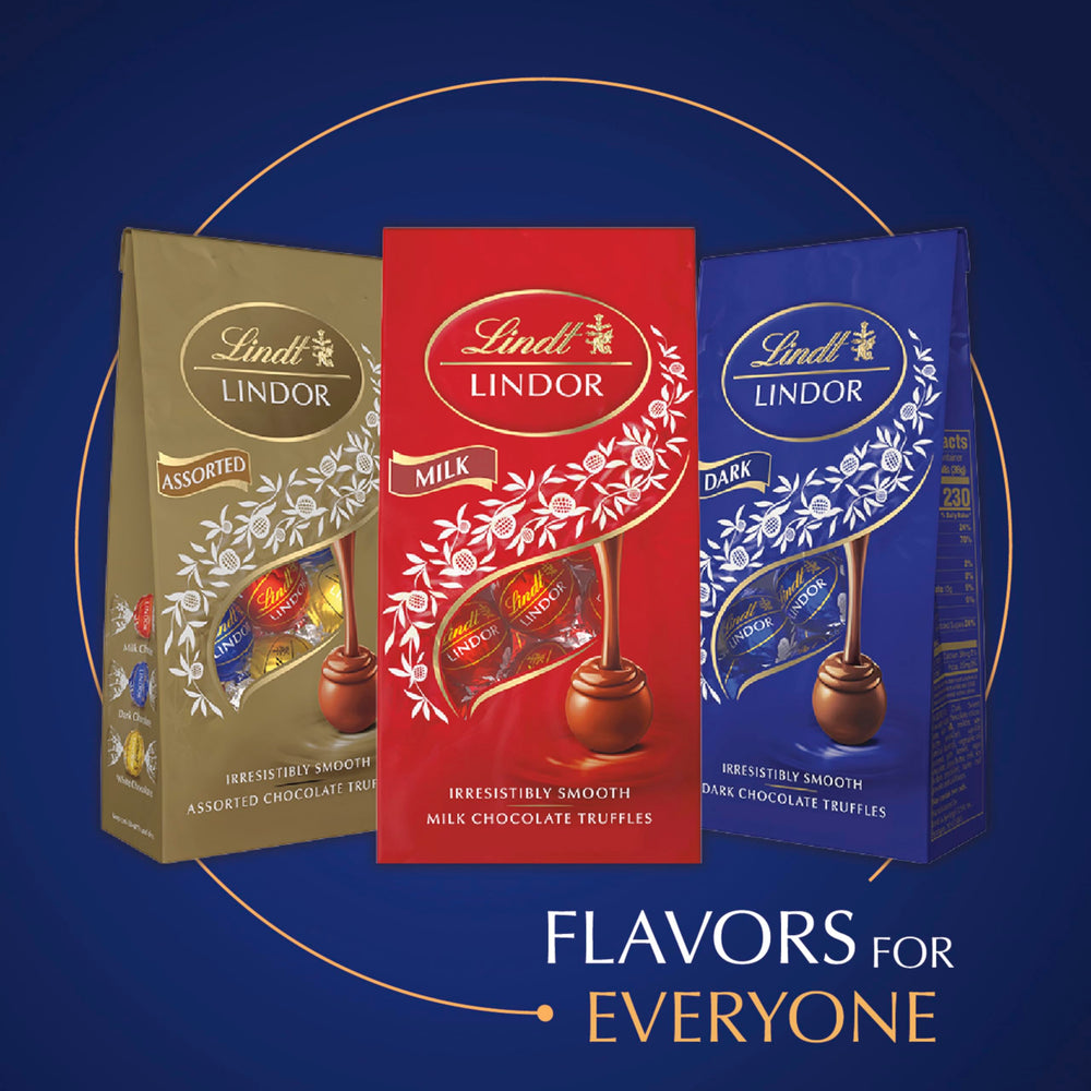 Lindt etiqueta nutricional y lista de ingredientes para verificar