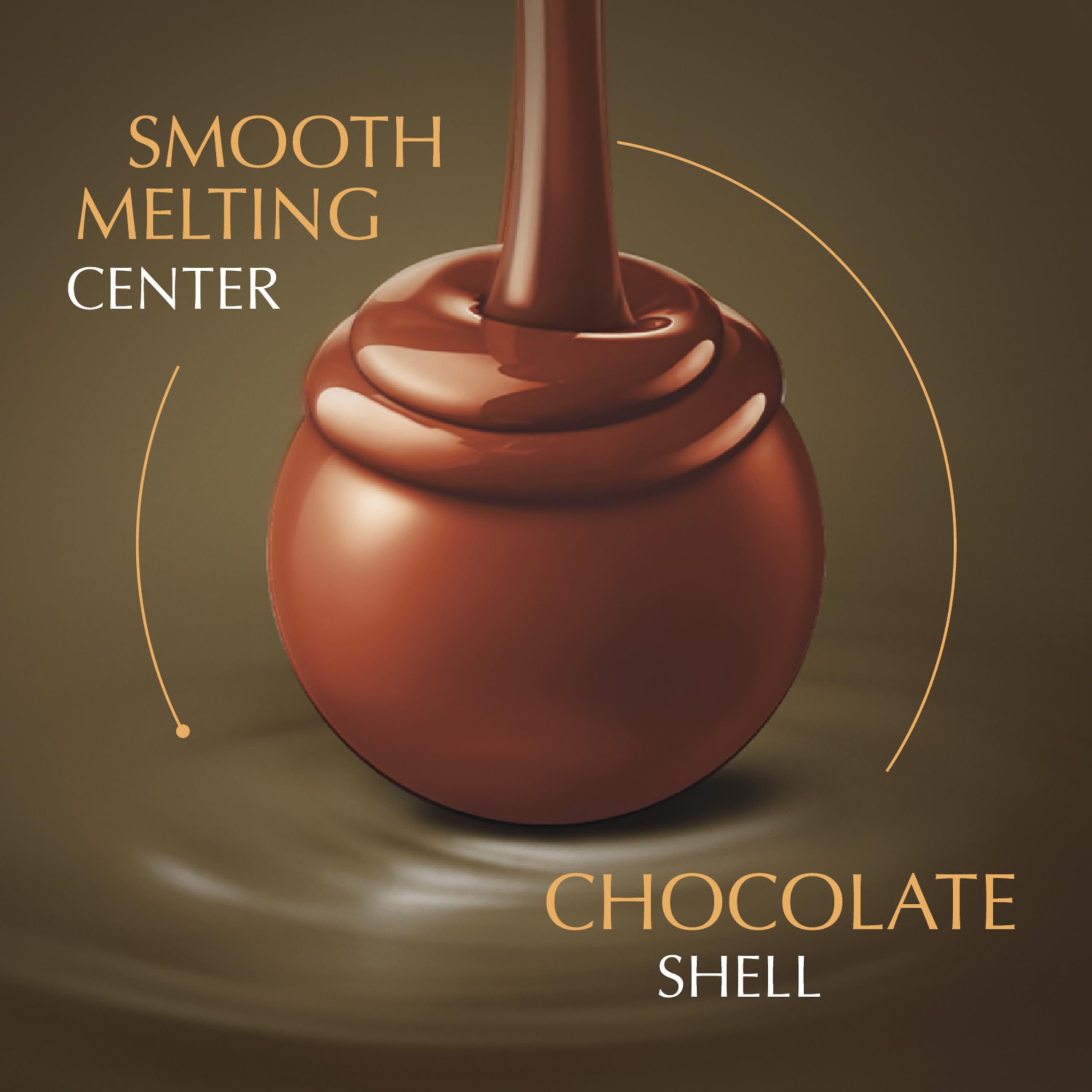 Lindt LINDOR trufas dispuestas que muestran variedad y presentación atractiva