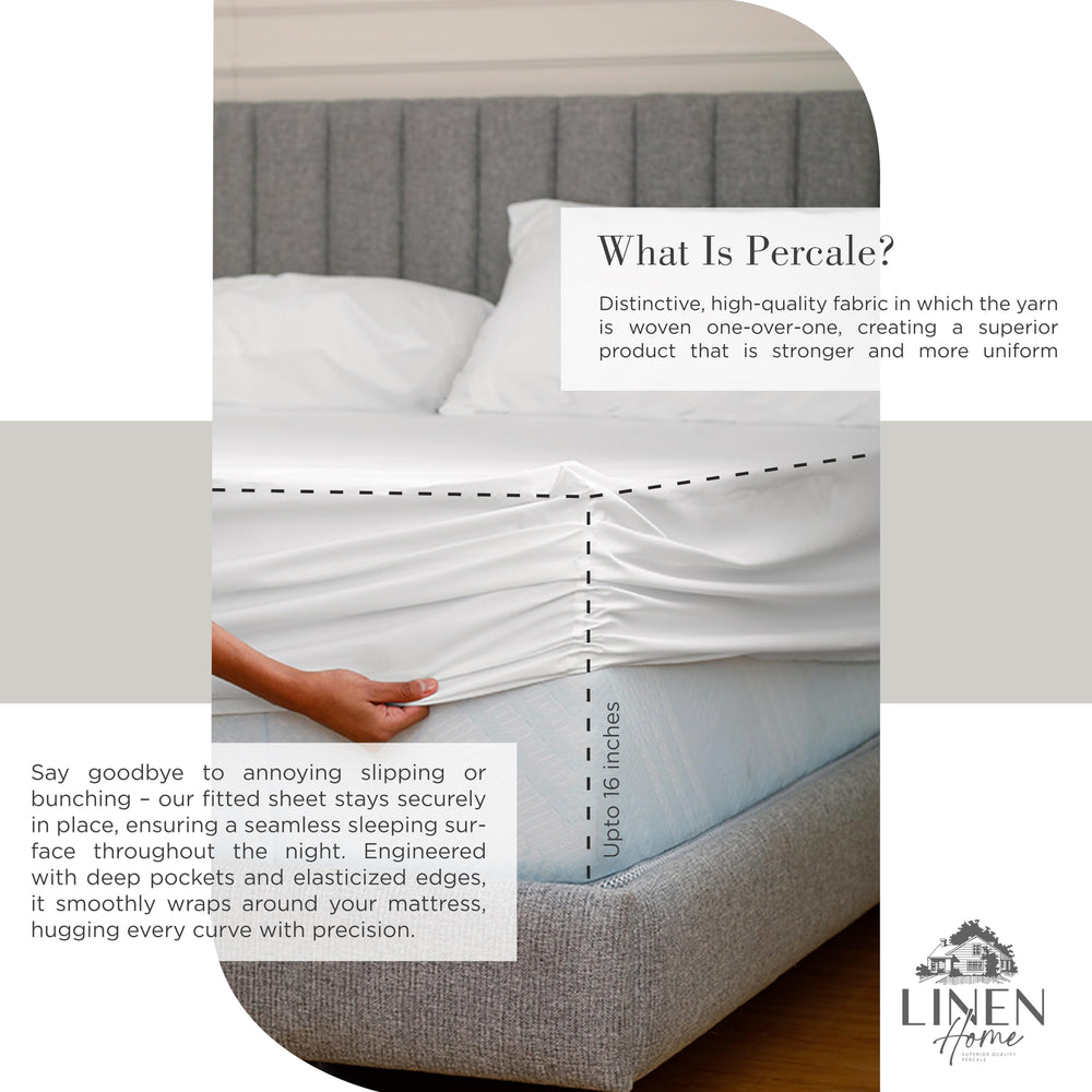 Linen Home fundas de almohada con z-hem y acabado premium visible