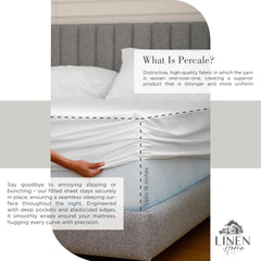 Linen Home fundas de almohada con z-hem y acabado premium visible