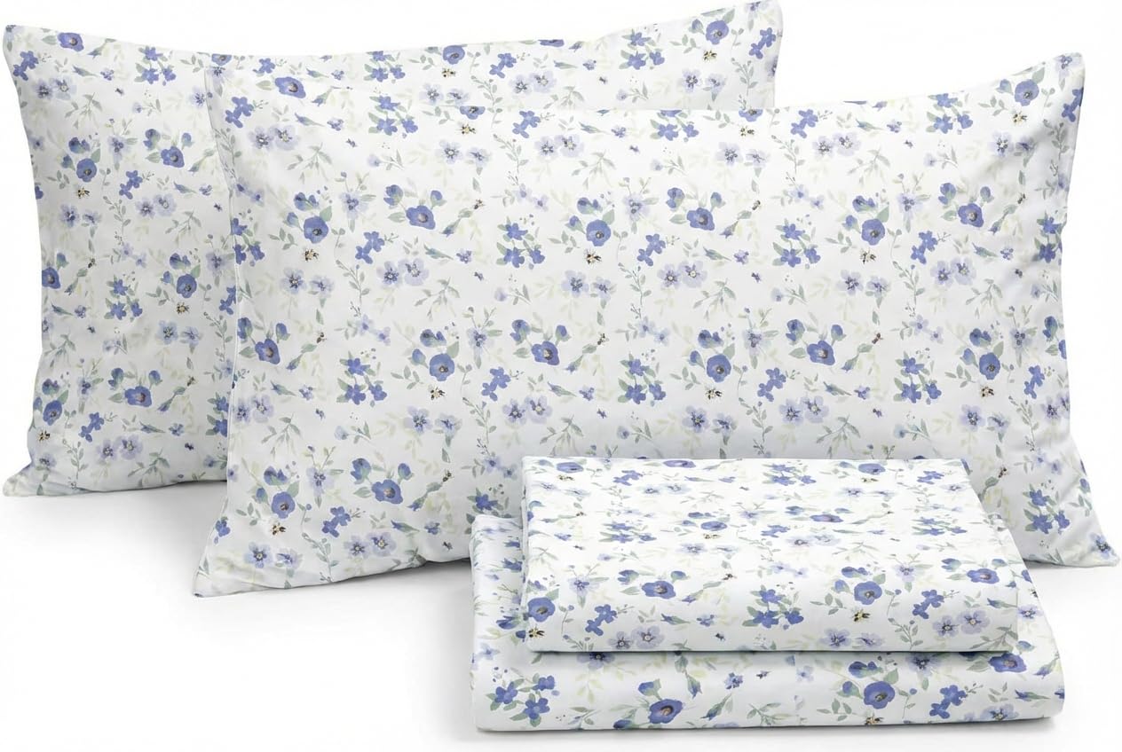 Linen Market empaque frontal Blossoms Light Blue mostrando presentación y beneficio estético