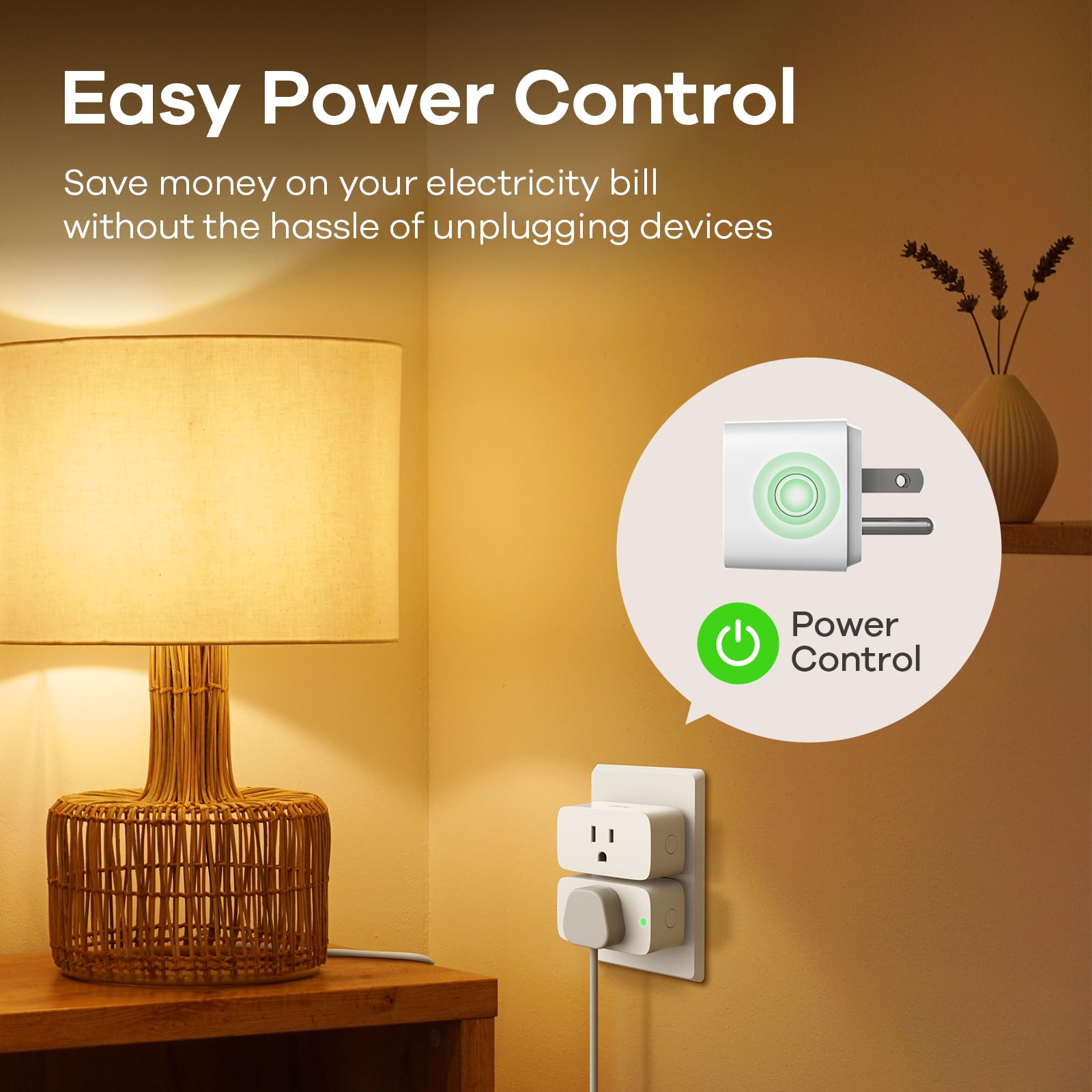 Linkind embalaje y contenido con manual y enchufe listos para instalar