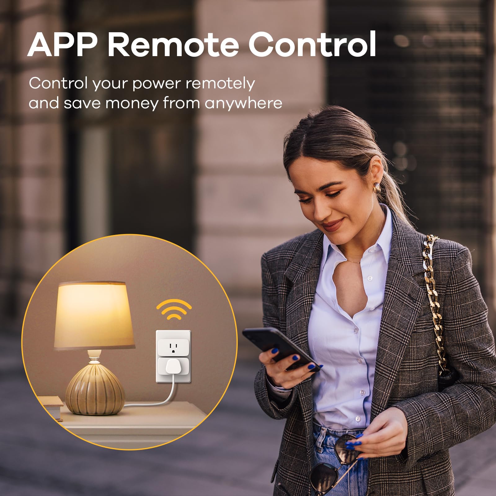 Linkind interfaz de la app AiDot mostrando control remoto y programación