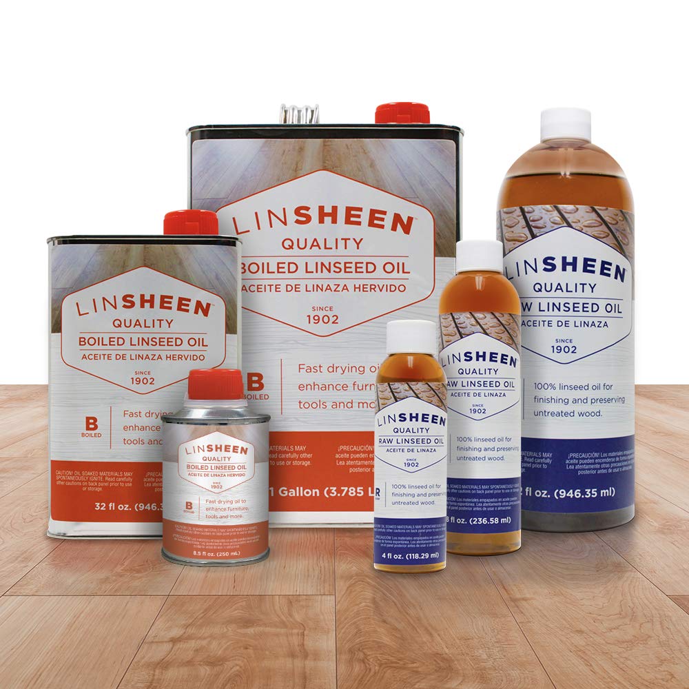 Aplicación con paño LinSheen en mesa de madera mejora apariencia y protección