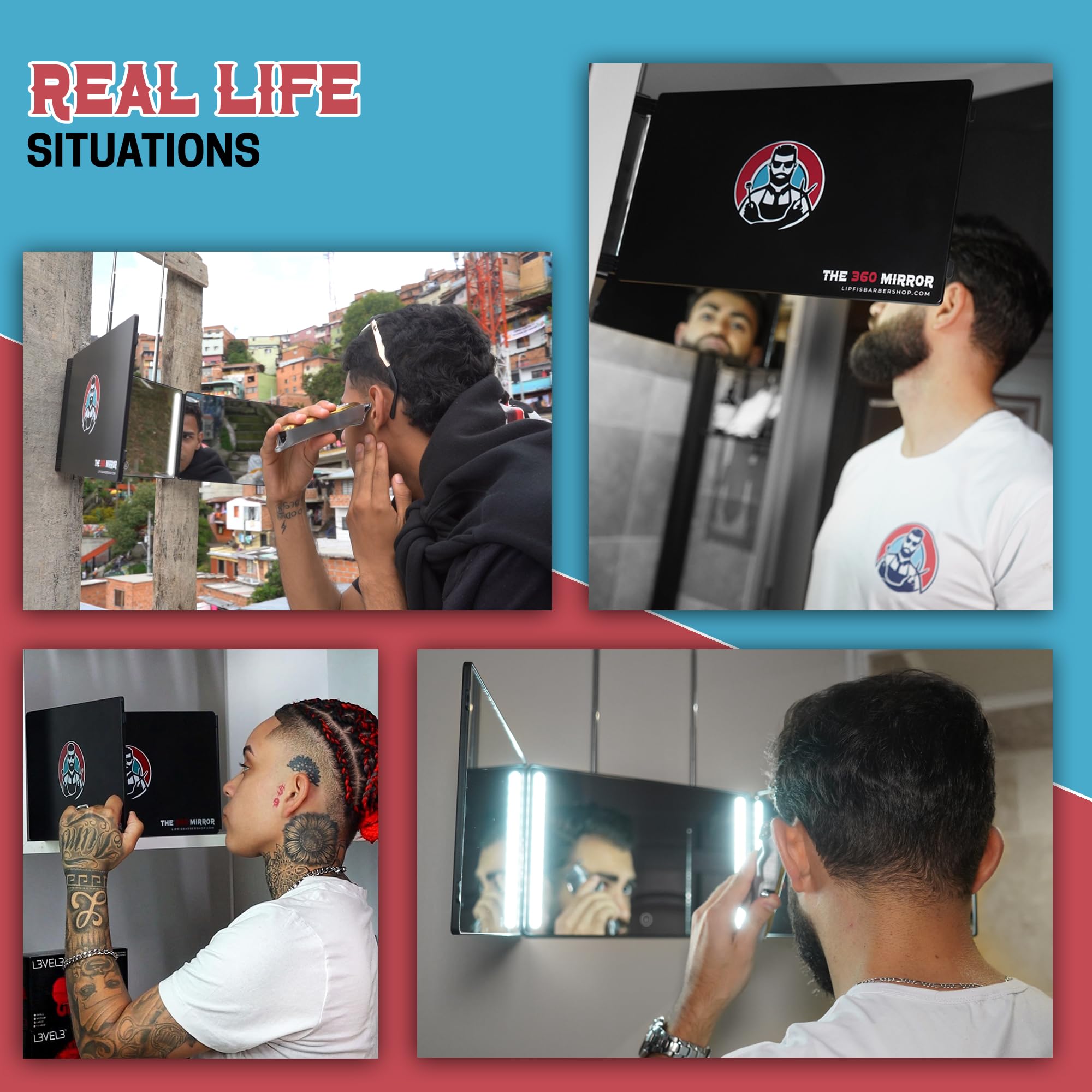 LIPFISBARBERSHOP.COM ambiente lifestyle en estudio realzando aspecto profesional