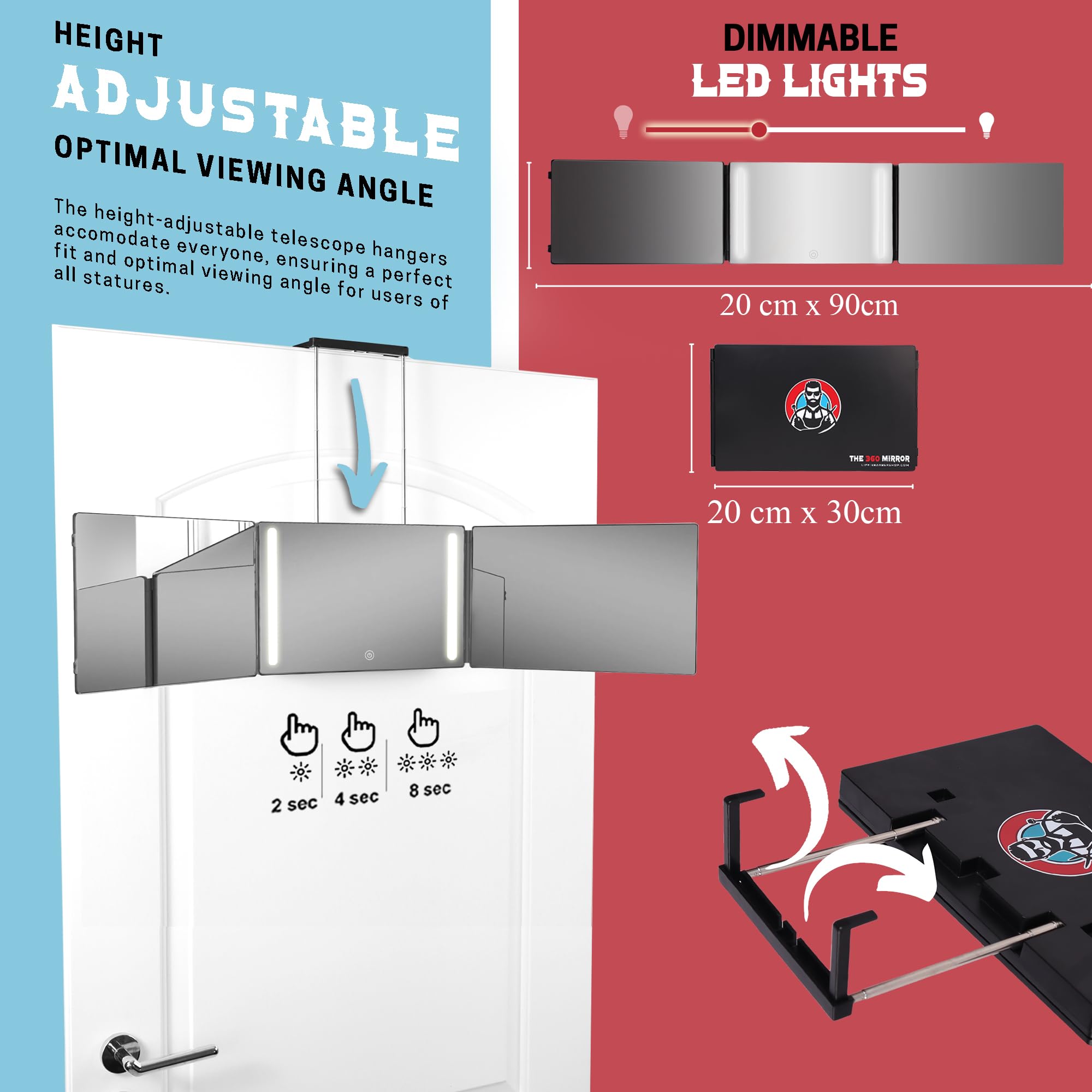 LIPFISBARBERSHOP.COM iluminación LED uniforme que mejora visibilidad en cortes