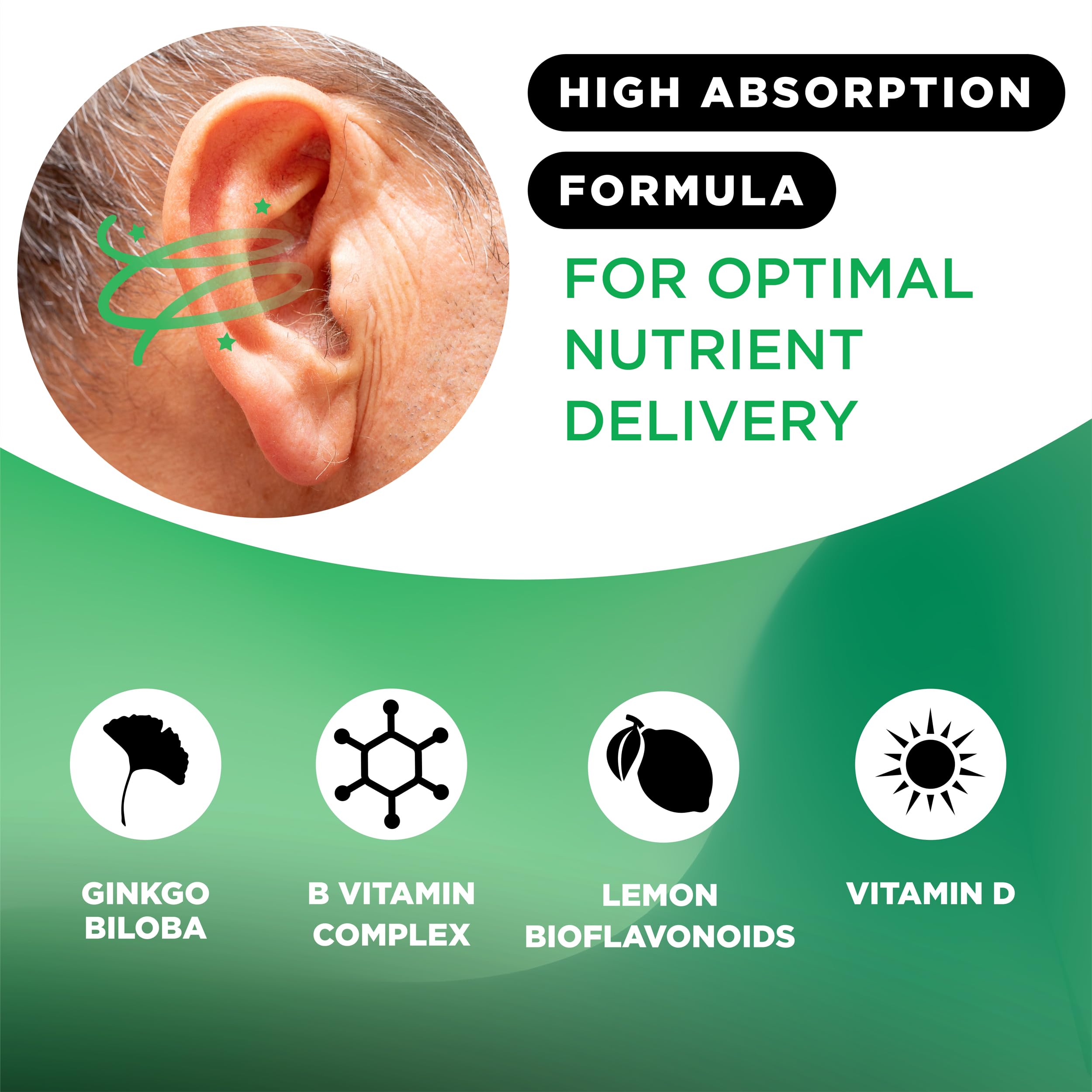 Lipo-Flavonoid etiqueta con ingredientes y beneficios circulatorios visibles