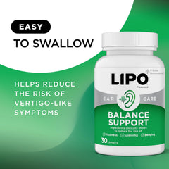 Lipo-Flavonoid persona tomando caplet diario para apoyo de balance