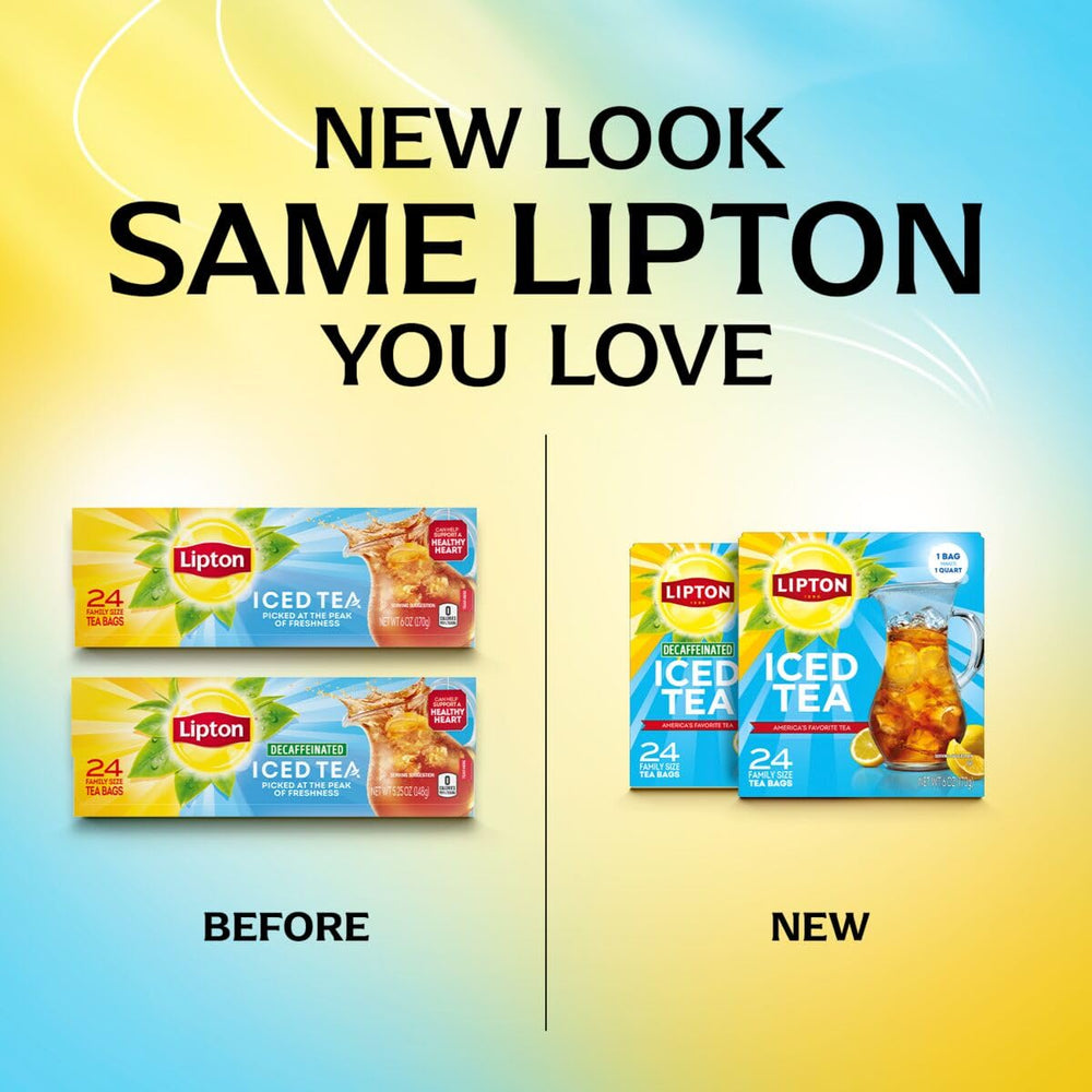 Lipton caja con etiqueta clara y beneficios para planificar compras