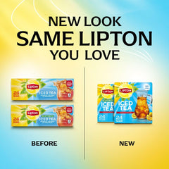 Lipton caja con etiqueta clara y beneficios para planificar compras