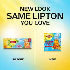 Lipton cajas abiertas con bolsitas listas para preparar y conveniencia