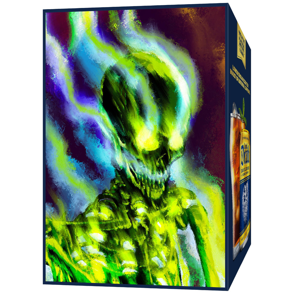 Liquid Death etiqueta con certificación Kosher y beneficios nutricionales