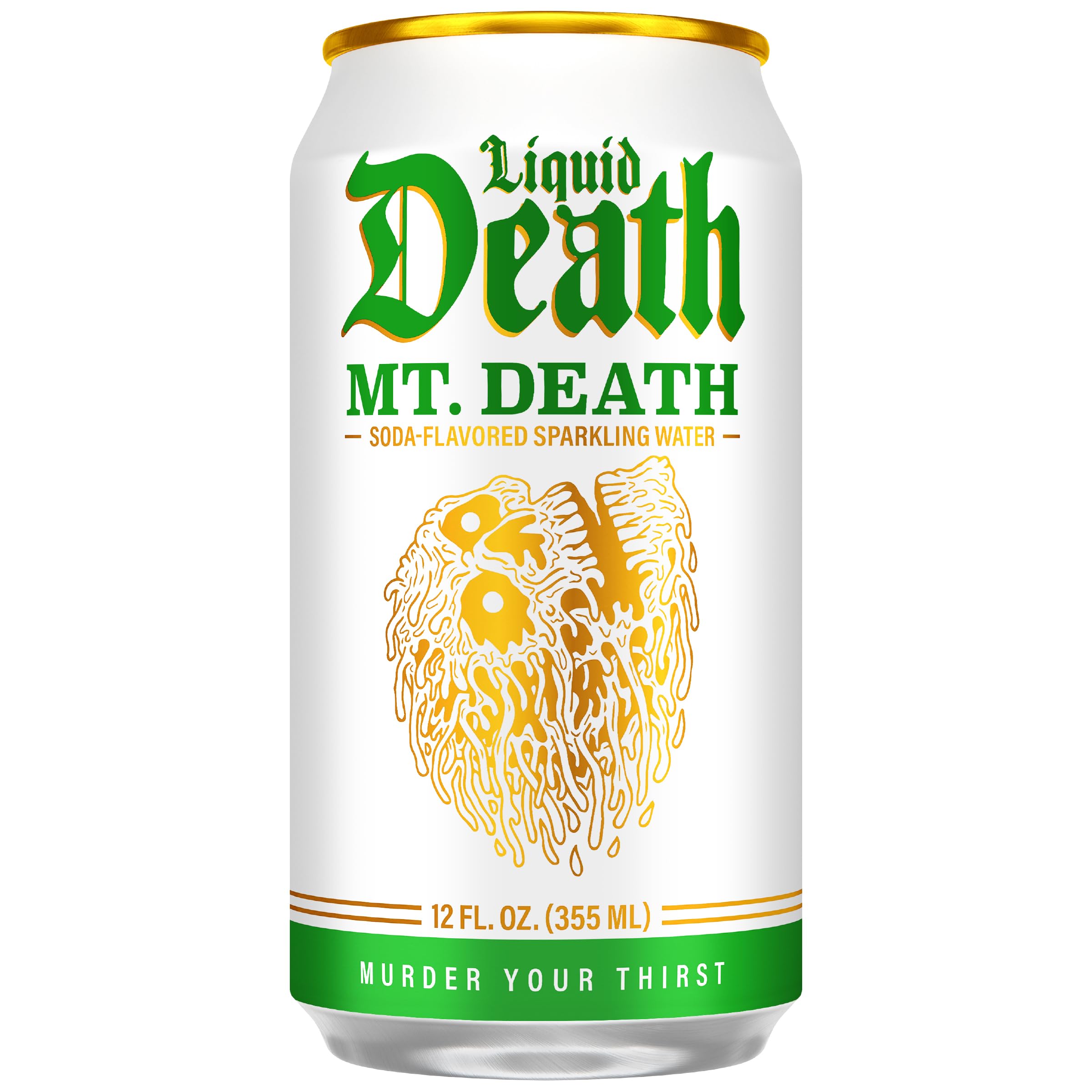 Liquid Death lata en primer plano resaltando diseño y facilidad de apertura
