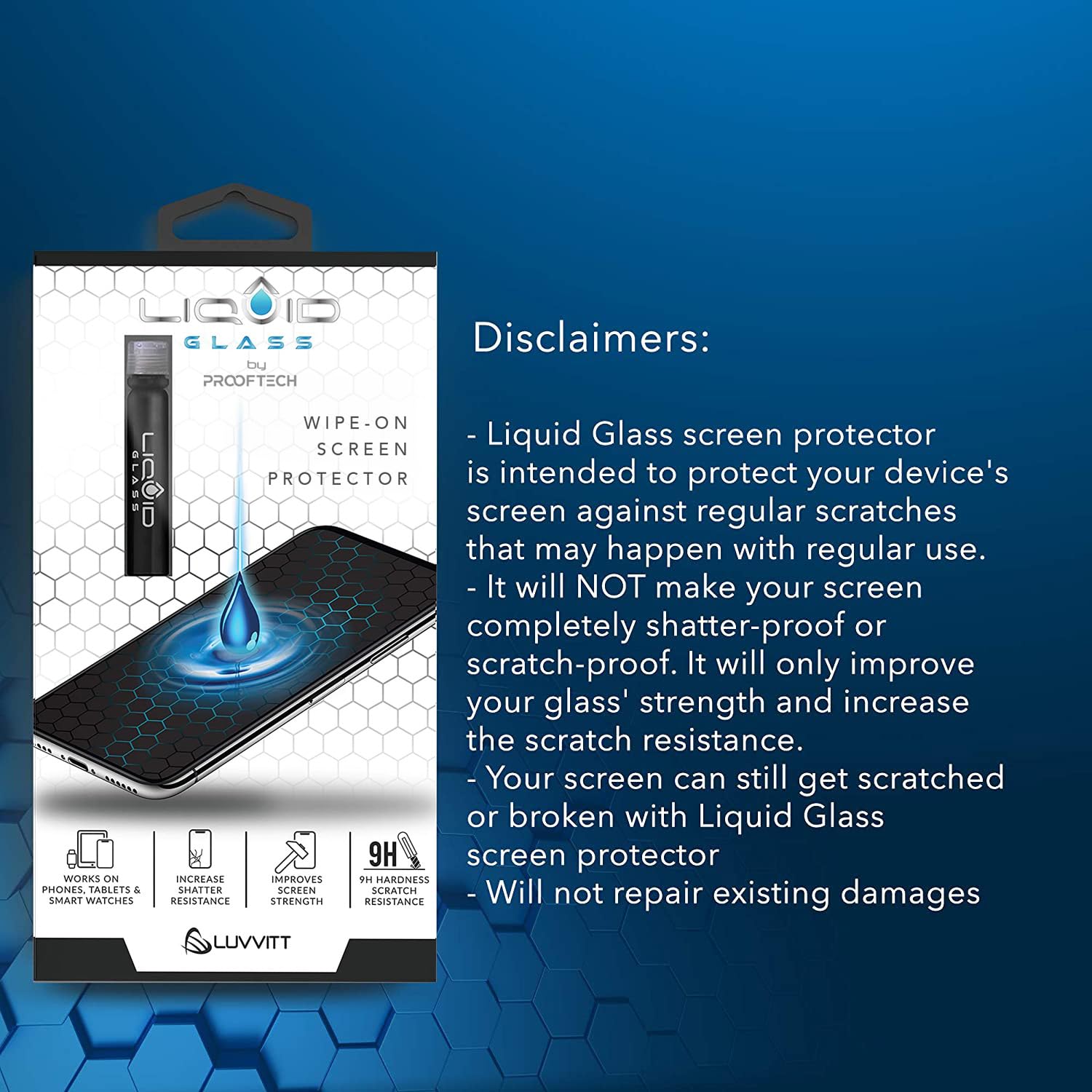 LIQUID GLASS en tablet y reloj demostrando compatibilidad múltiple
