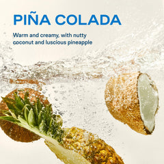 Liquid I.V. single Pina Colada packet close-up showing tear notch and travel convenience