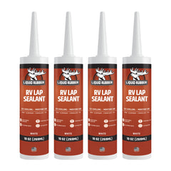Liquid Rubber envase frontal mostrando el pack de 4 tubos y etiqueta clara