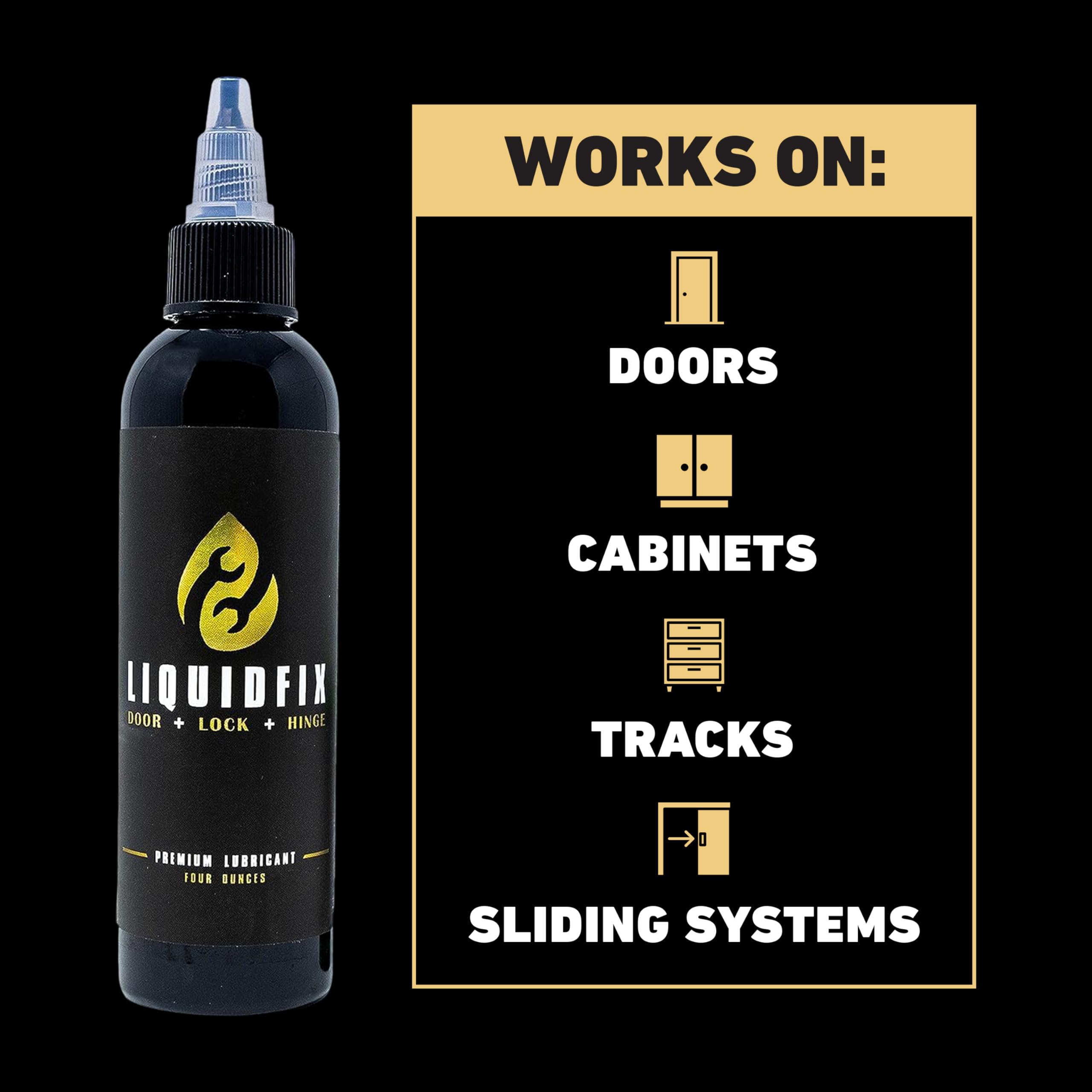 LIQUIDFIX lubricando bisagra y eliminando chirridos al instante