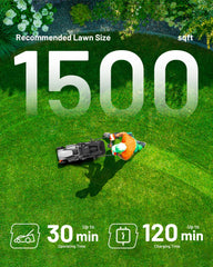 LiTHELi grass bag attached collecting clippings for cleaner lawn and less raking
