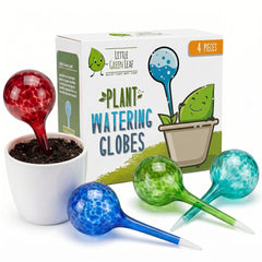 Little Green Leaf frontal del pack mostrando cuatro globos decorativos y funcionales