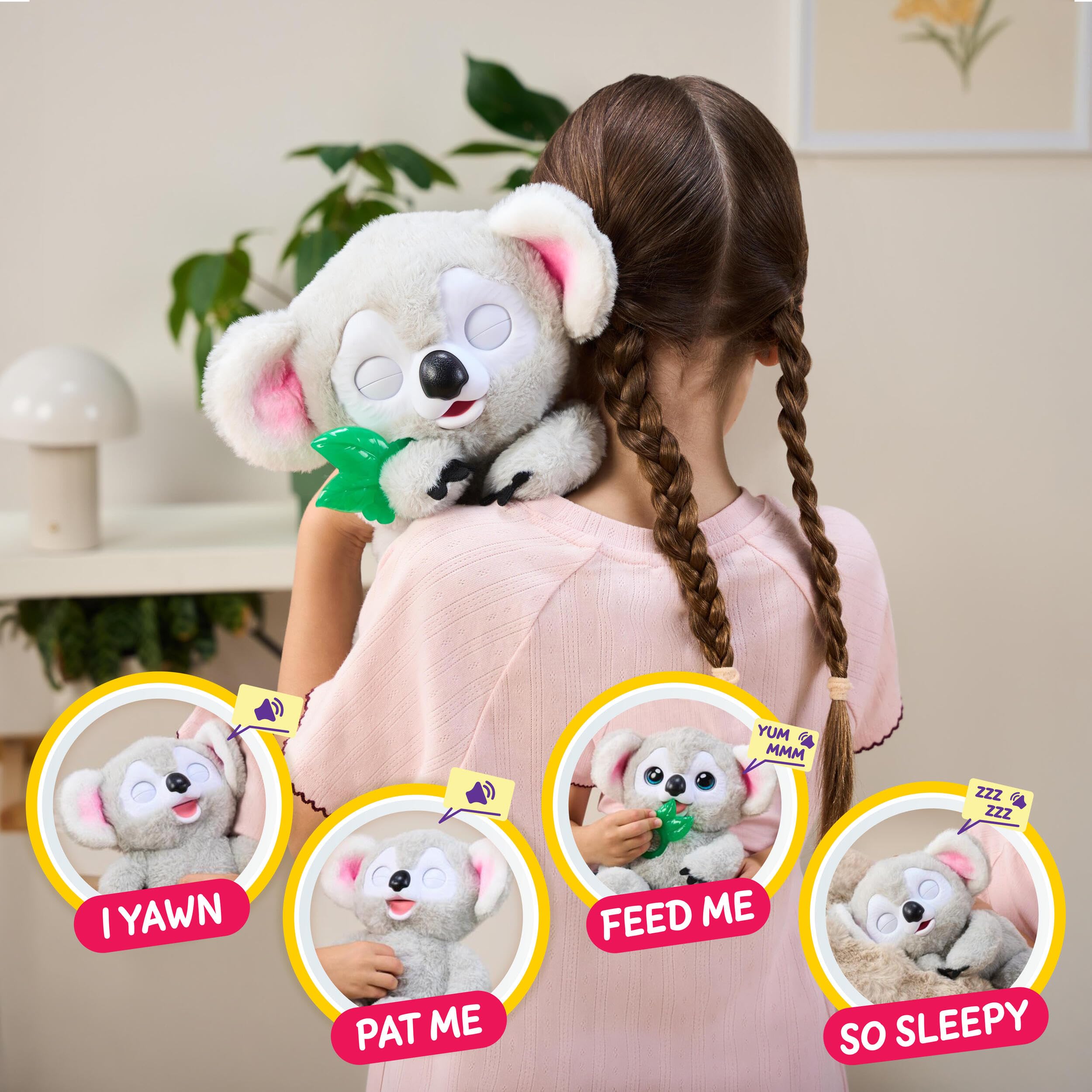 Accesorio hoja 2 en 1 de Little Live Pets para alimentar y morder, práctico
