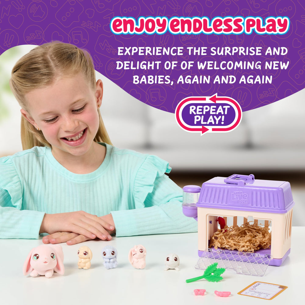 Little Live Pets comparación de tamaño en mano para escala real