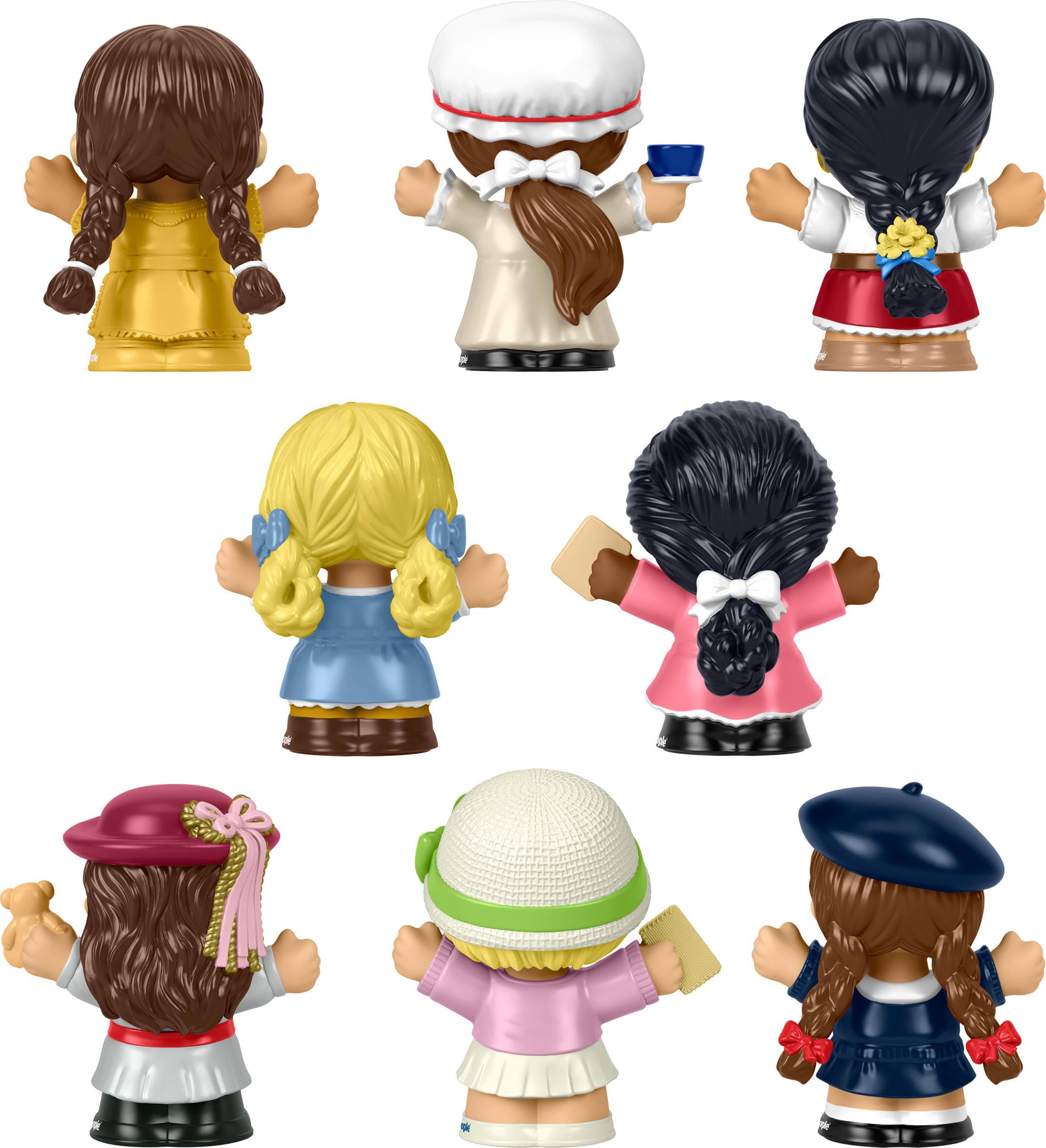 Little People COLLECTOR comparación de una figura en la mano para apreciar su tamaño