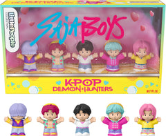 Little People Collector Saja Boys frontal mostrando set completo y atractivo de exhibición