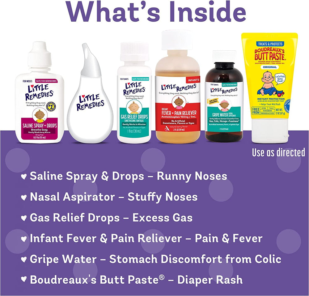 Little Remedies nasal aspirator detail illustrating safe mucus removal to ease breathing