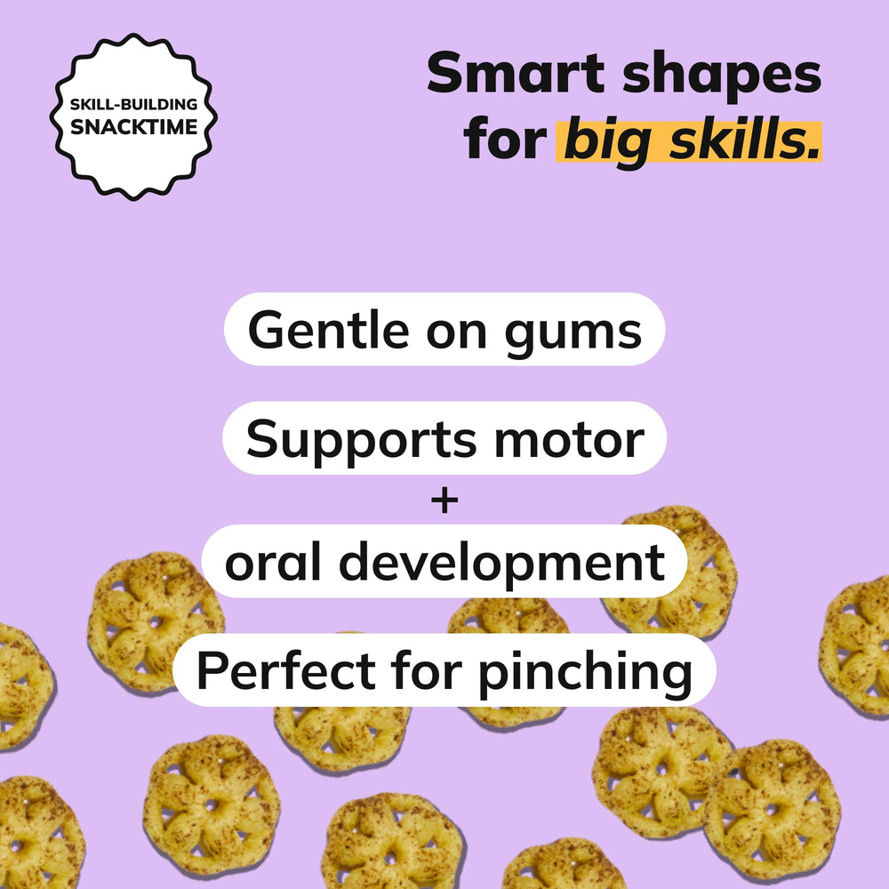 Little Spoon bolsa abierta con ruedas listas para ofrecer como snack