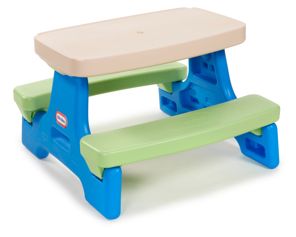 Little Tikes mesa frontal plegable lista para merienda y juego, aporta independencia al niño